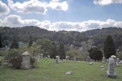 cemetery and hills